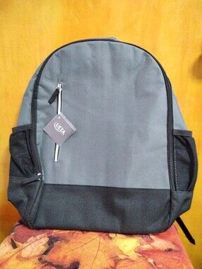 Ulta Beauty Gray and Black Two-Tone Cooler Backpack NWT